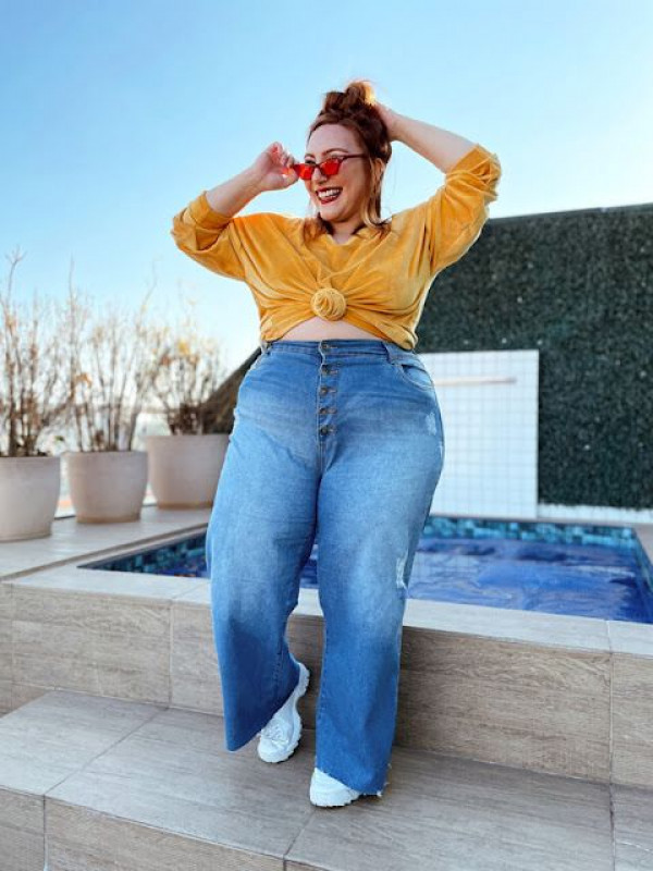 Mustard Plus-size Clothing