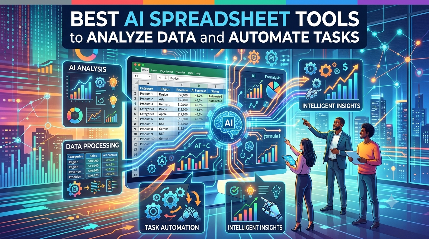 Best AI Spreadsheet Tools to Analyze Data and Automate Tasks