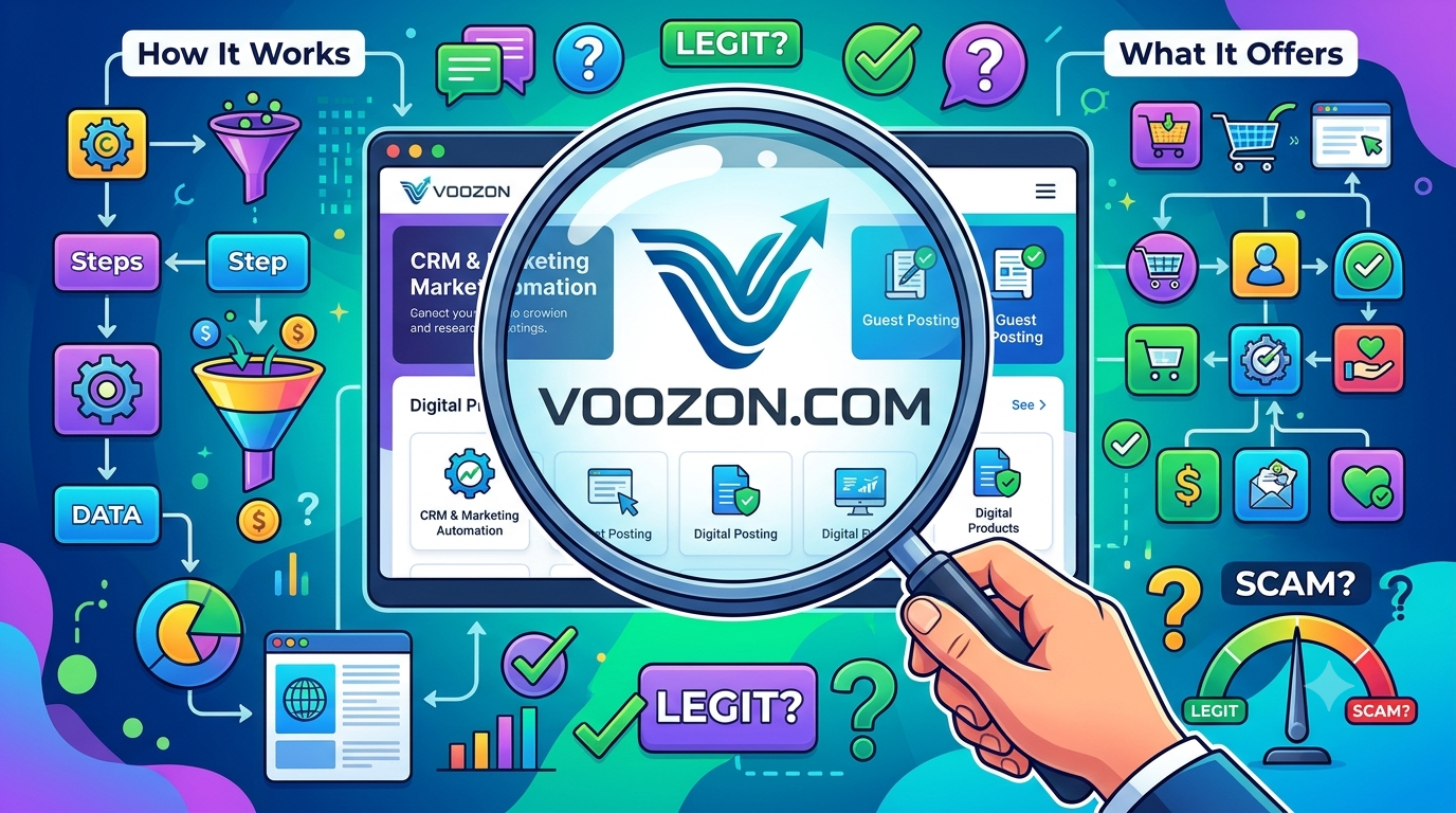 Is Voozon.com legit? How it works, and what it offers