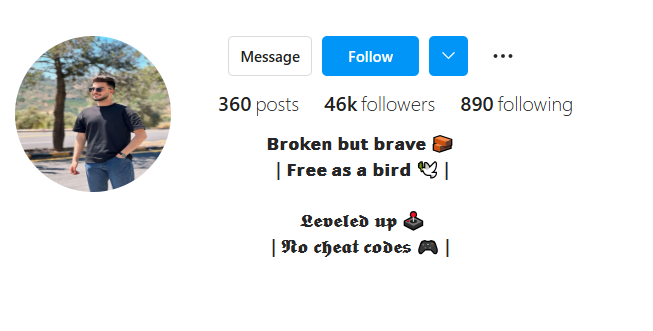 Cool Font Styles for Boys' Instagram Bio