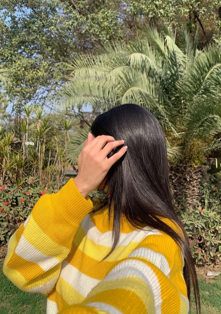 Cute Hidden Face DP For Girls