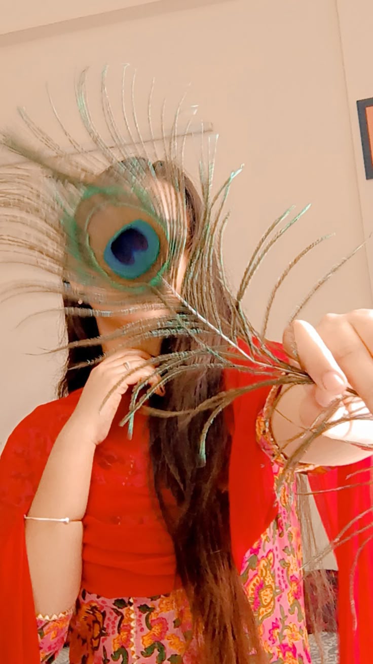 Cute Hidden Face DP For Girls