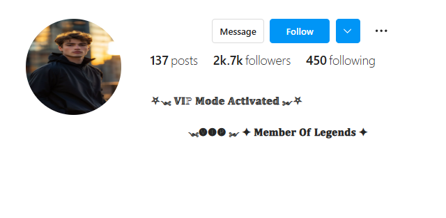 Work on Facebook VIP account