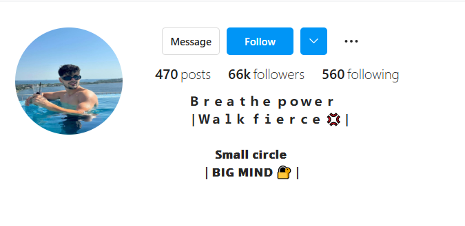  2 Lines Stylish Texts for Boys’ IG Bios