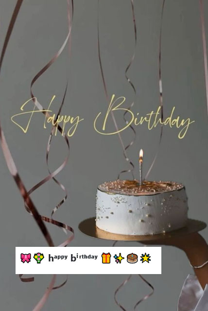 Happy Birthday Font